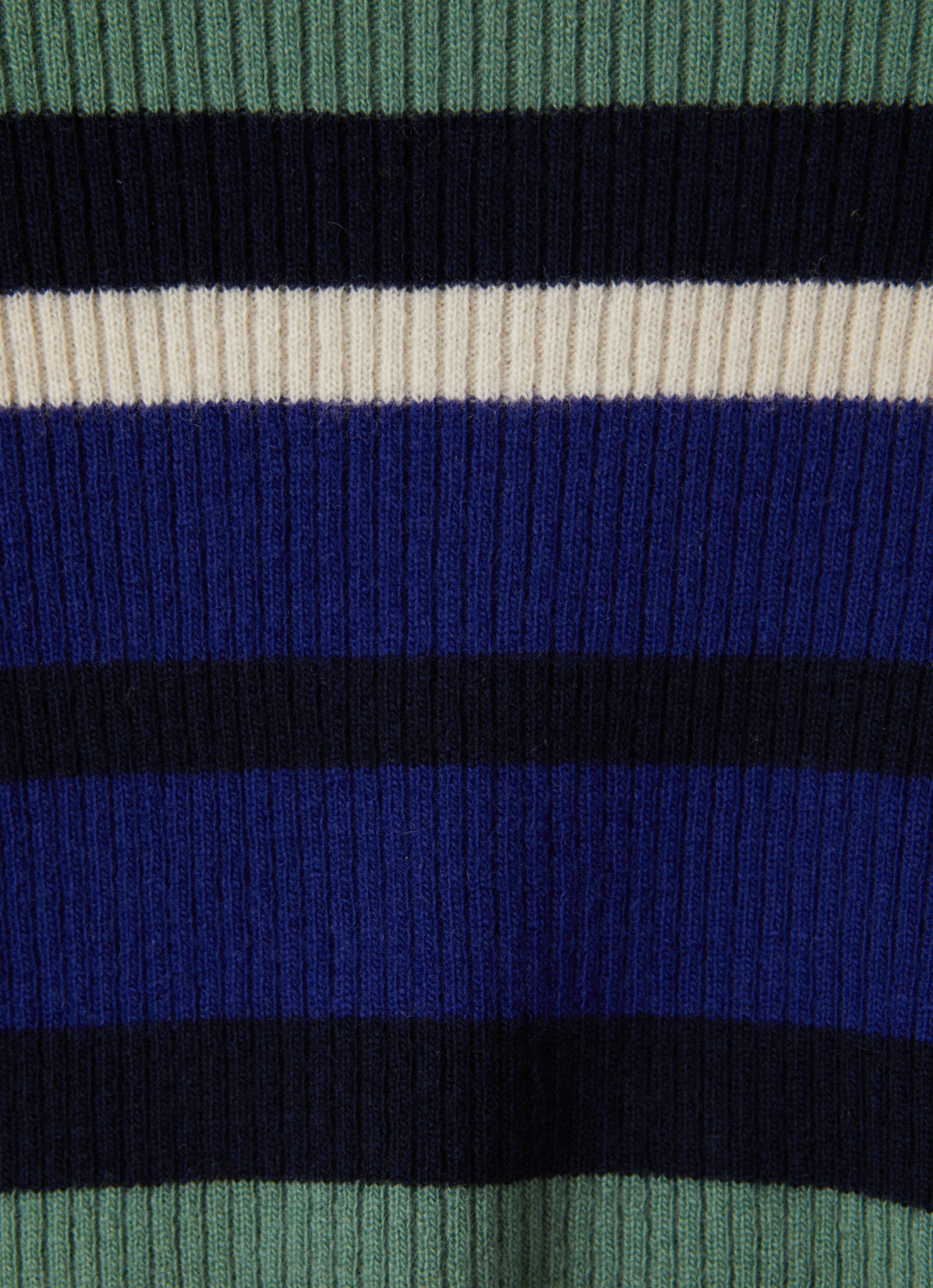 MultiColor Stripe Turtleneck Sweater | Bluette/Eucalipto