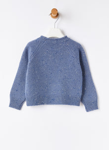 Lurex Wool And Cashmere Sweater | Ocean Blue
