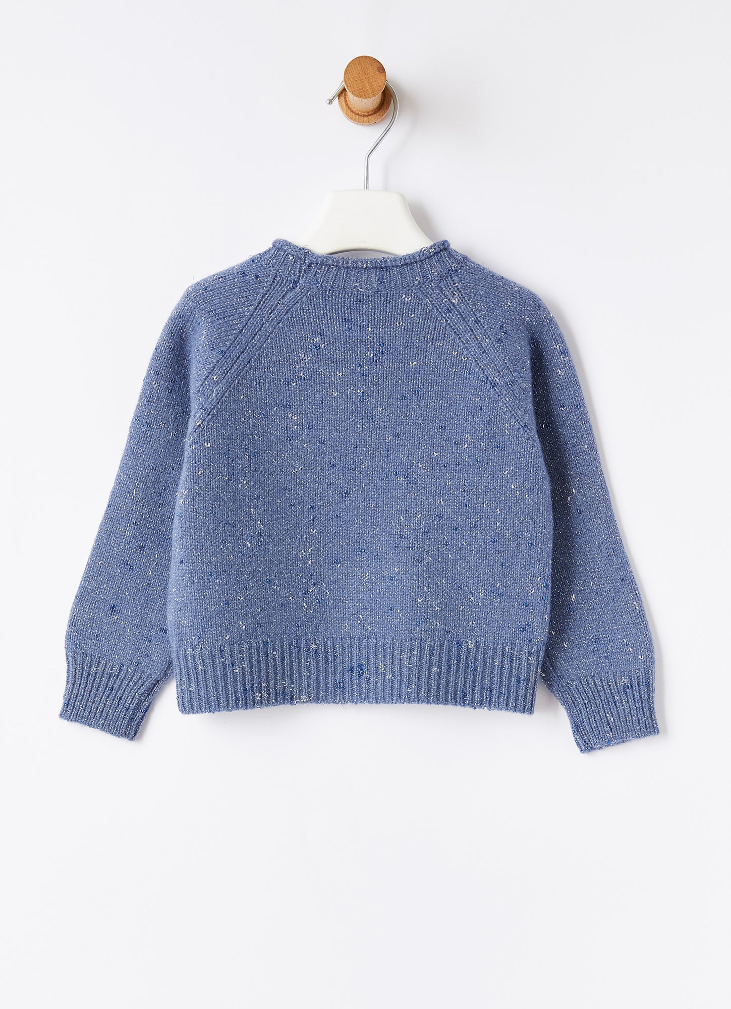 Lurex Wool And Cashmere Sweater | Ocean Blue