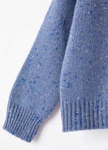Lurex Wool And Cashmere Sweater | Ocean Blue