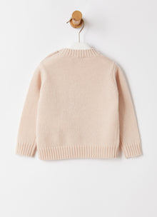 Pony Embroidery Sweater | Quartz Pink
