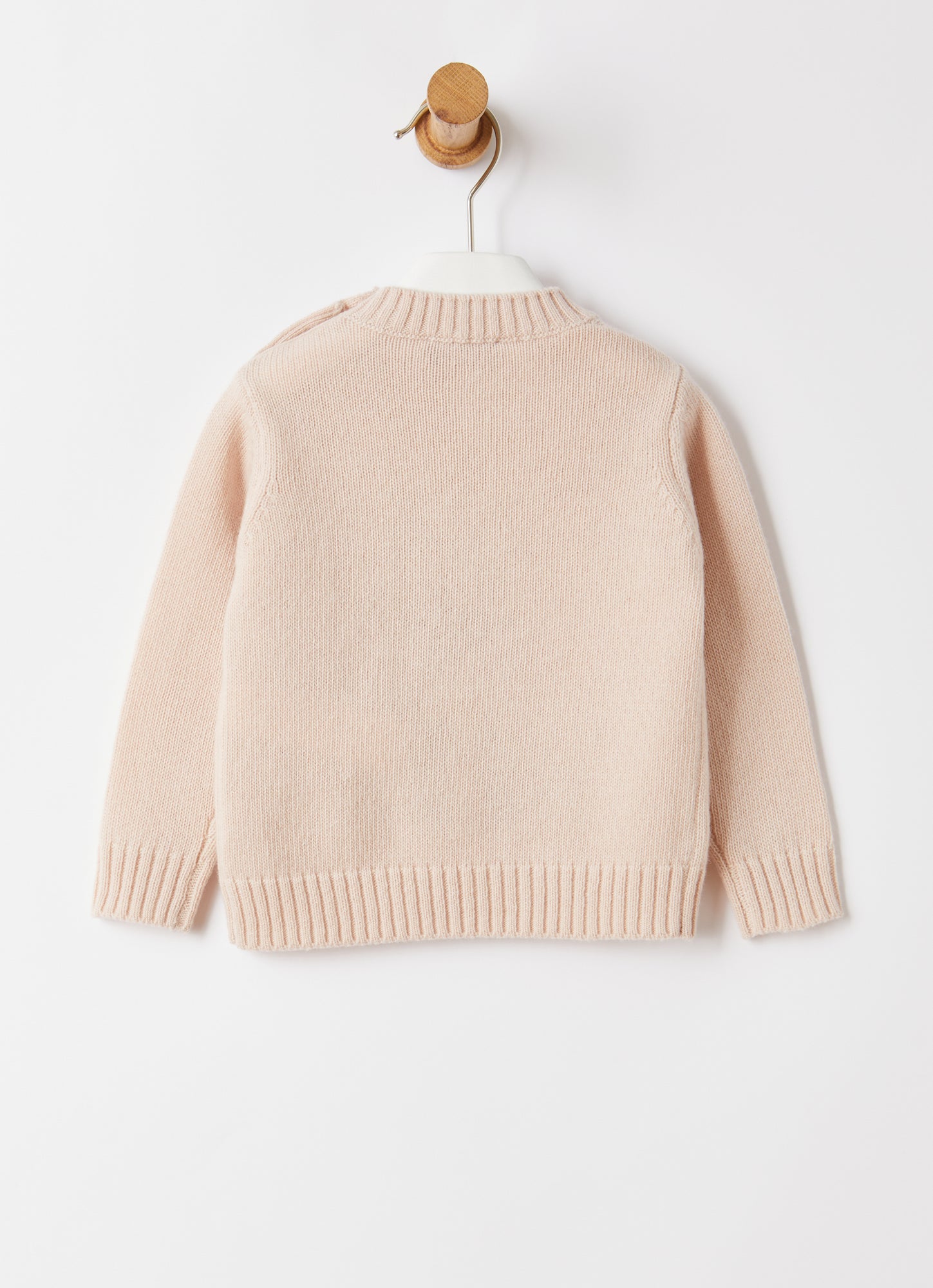 Pony Embroidery Sweater | Quartz Pink
