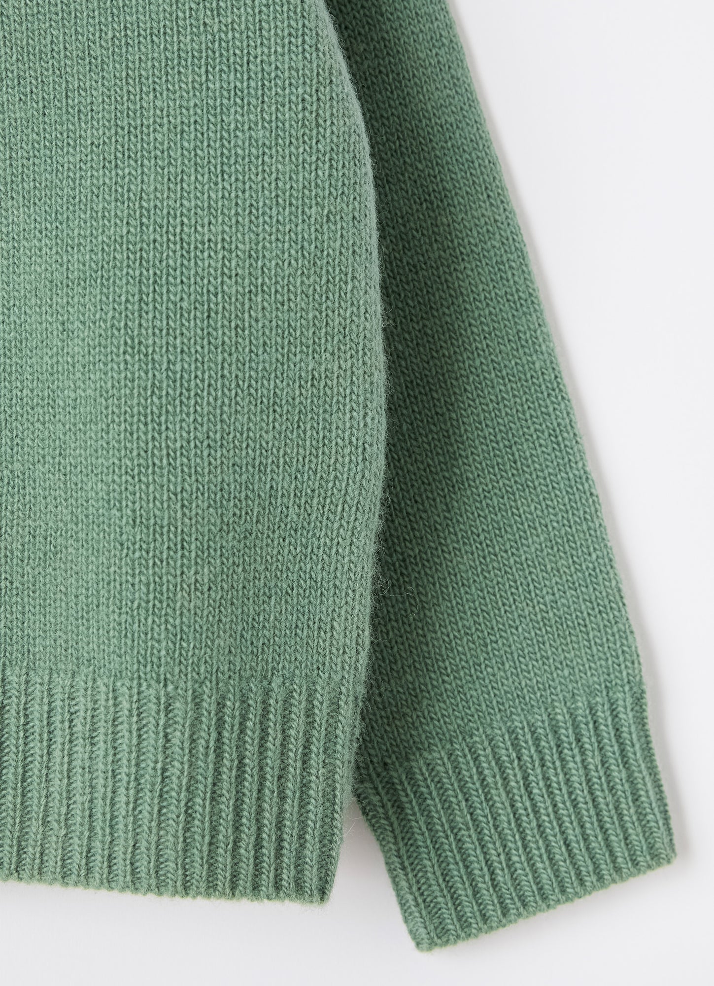 Flower Embroidery Sweater | Eucalyptus/Electric Blue