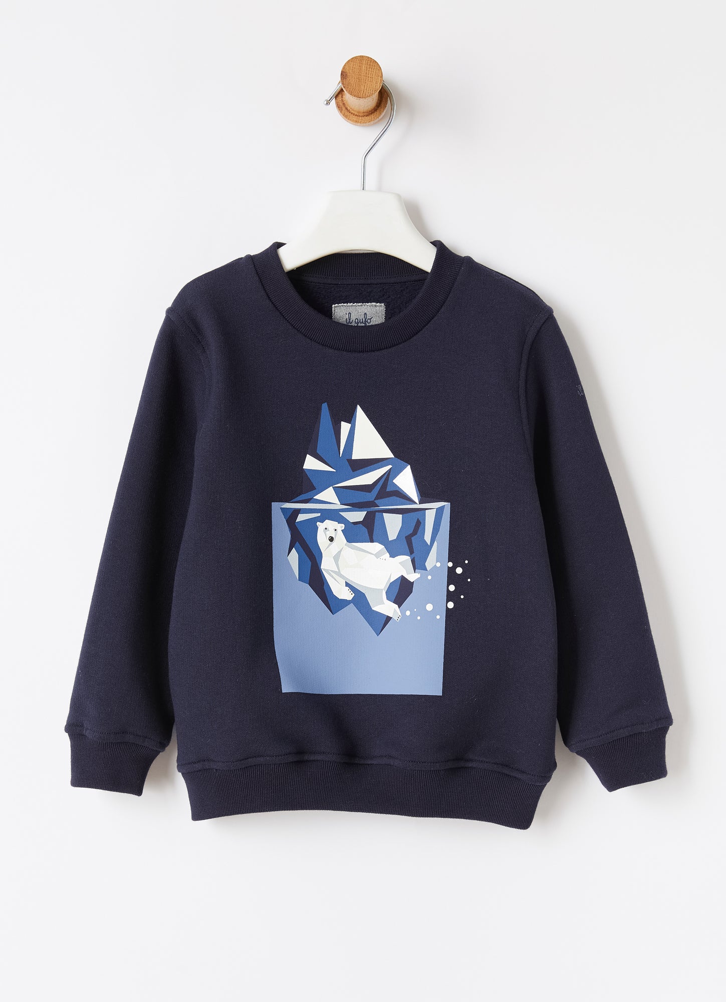 Polar Bear Print Sweatshirt | Blue/Ocean Blue