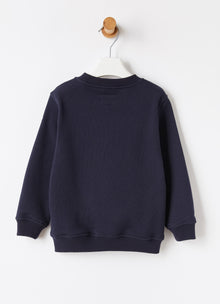 Polar Bear Print Sweatshirt | Blue/Ocean Blue