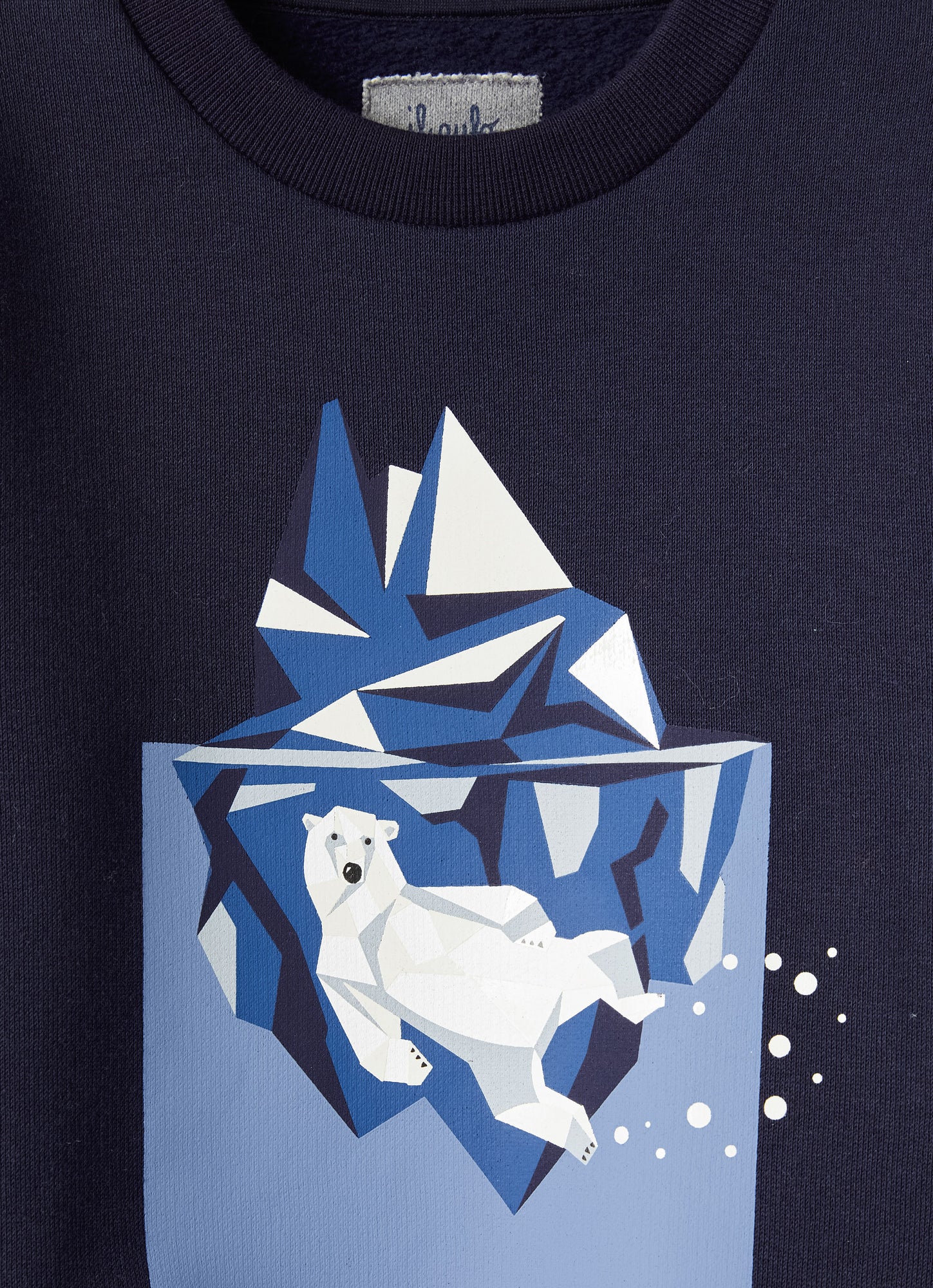 Polar Bear Print Sweatshirt | Blue/Ocean Blue