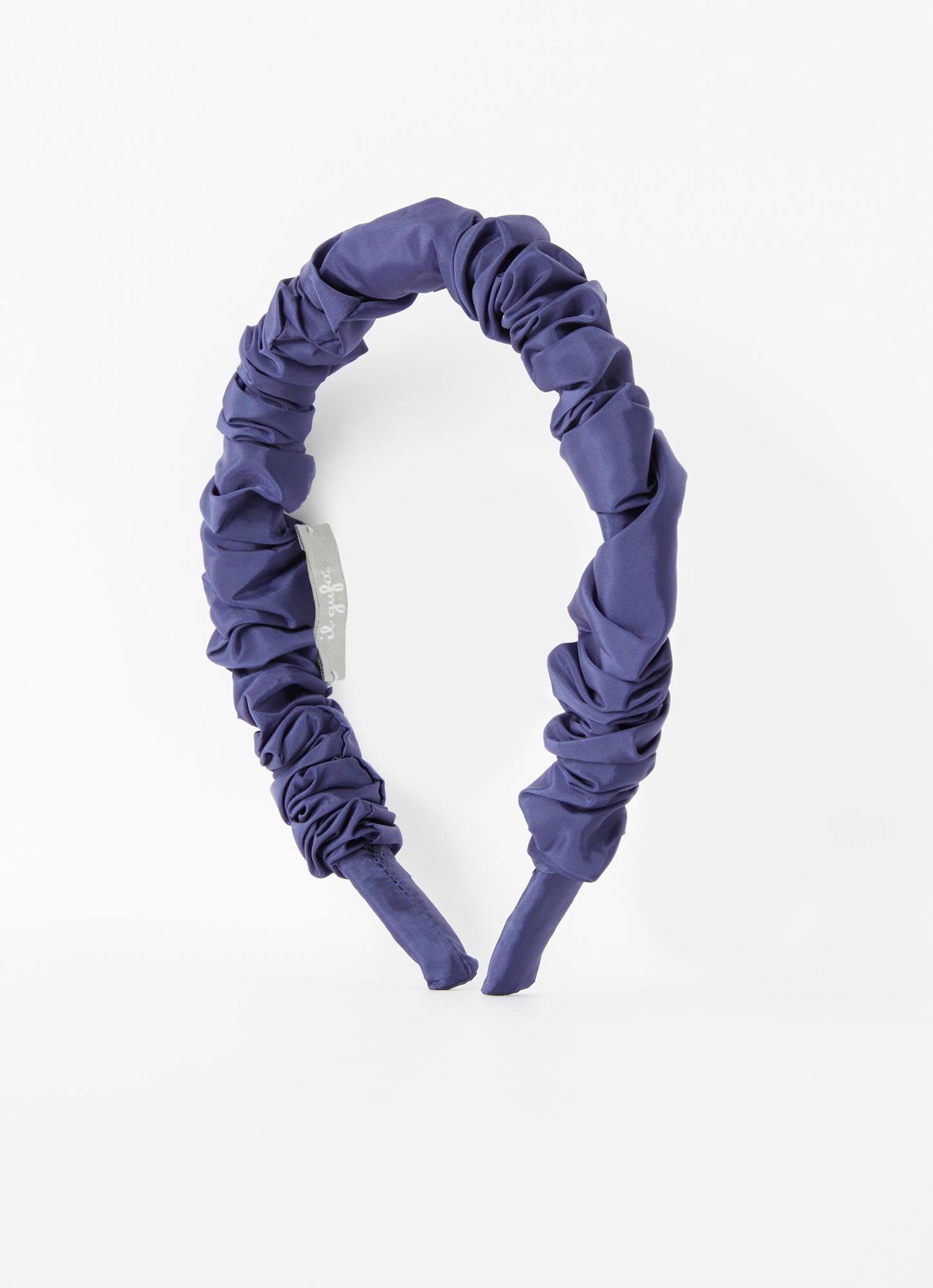 Nylon Taffeta Headband | Ocean Blue