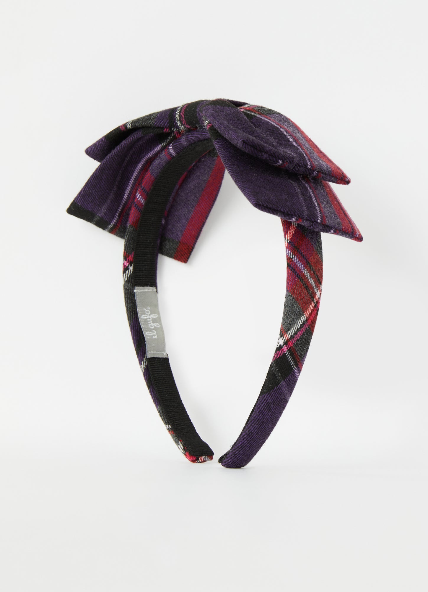 Tartan Patterned Headband | Viola