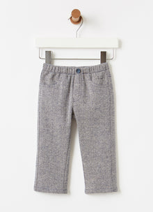 Baby Boys Herringbone Trousers | Blue
