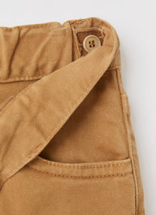 Regular Fit Cotton Trousers | Beaver Brown
