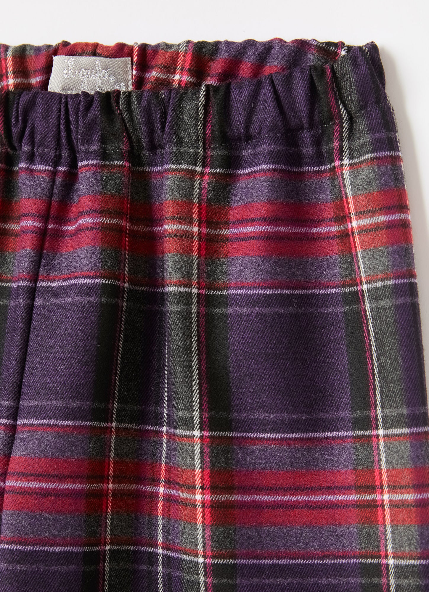 Tartan Technowool Culotte Trousers | Viola