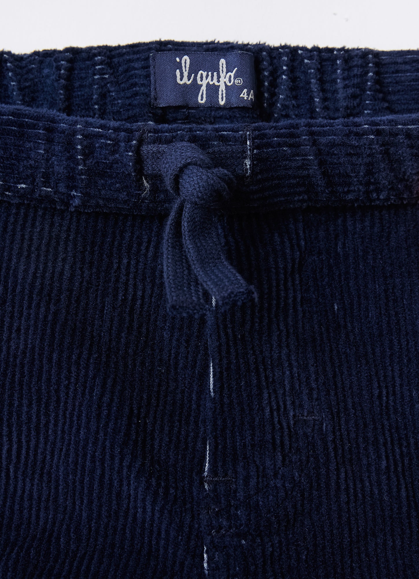 Corduroy Cargo Trousers | Night Blue