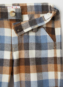 Baby Boys Cuffed Trousers | Powder Blue