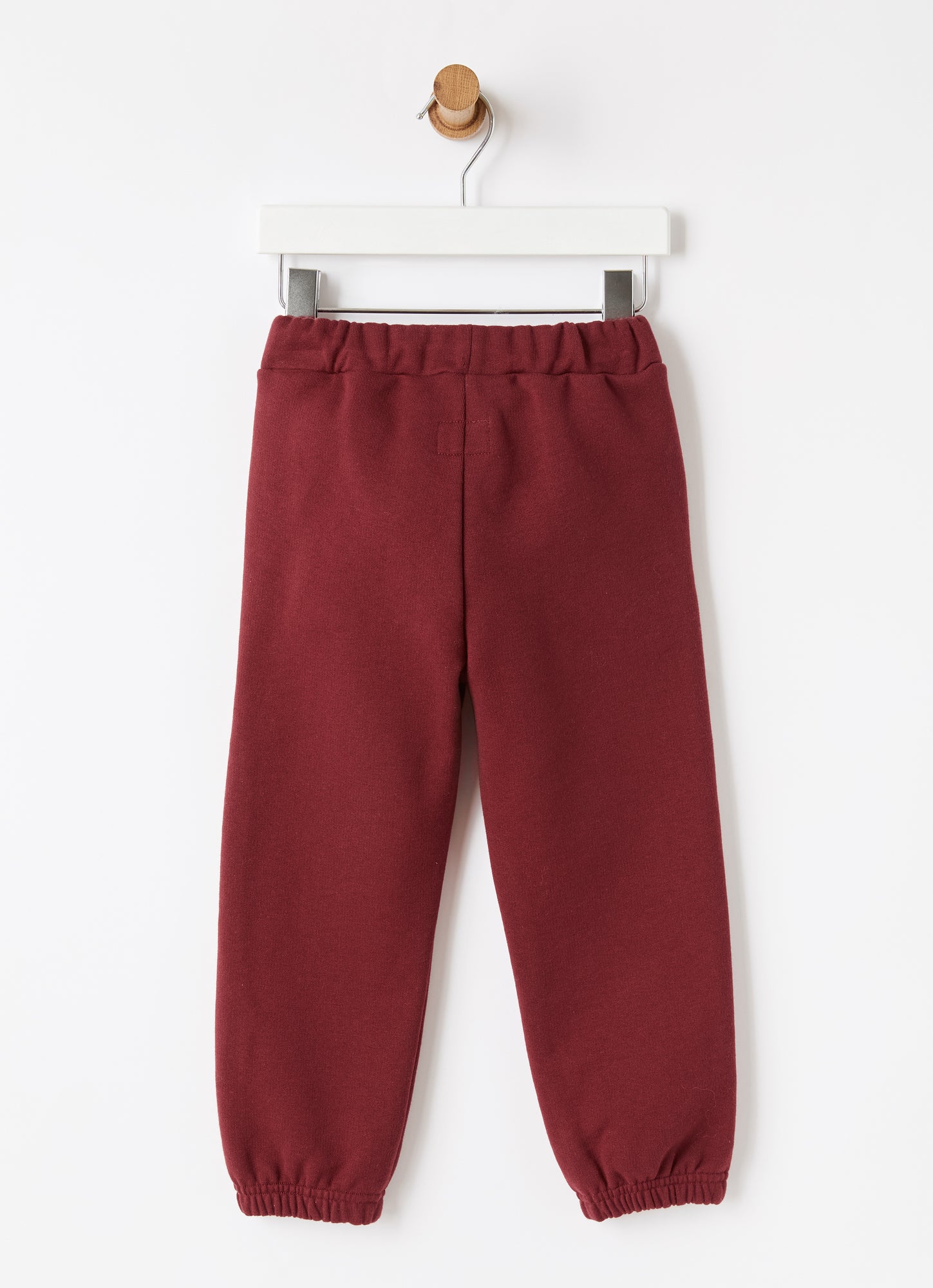 Brushed Fleece Joggers | Burgundy