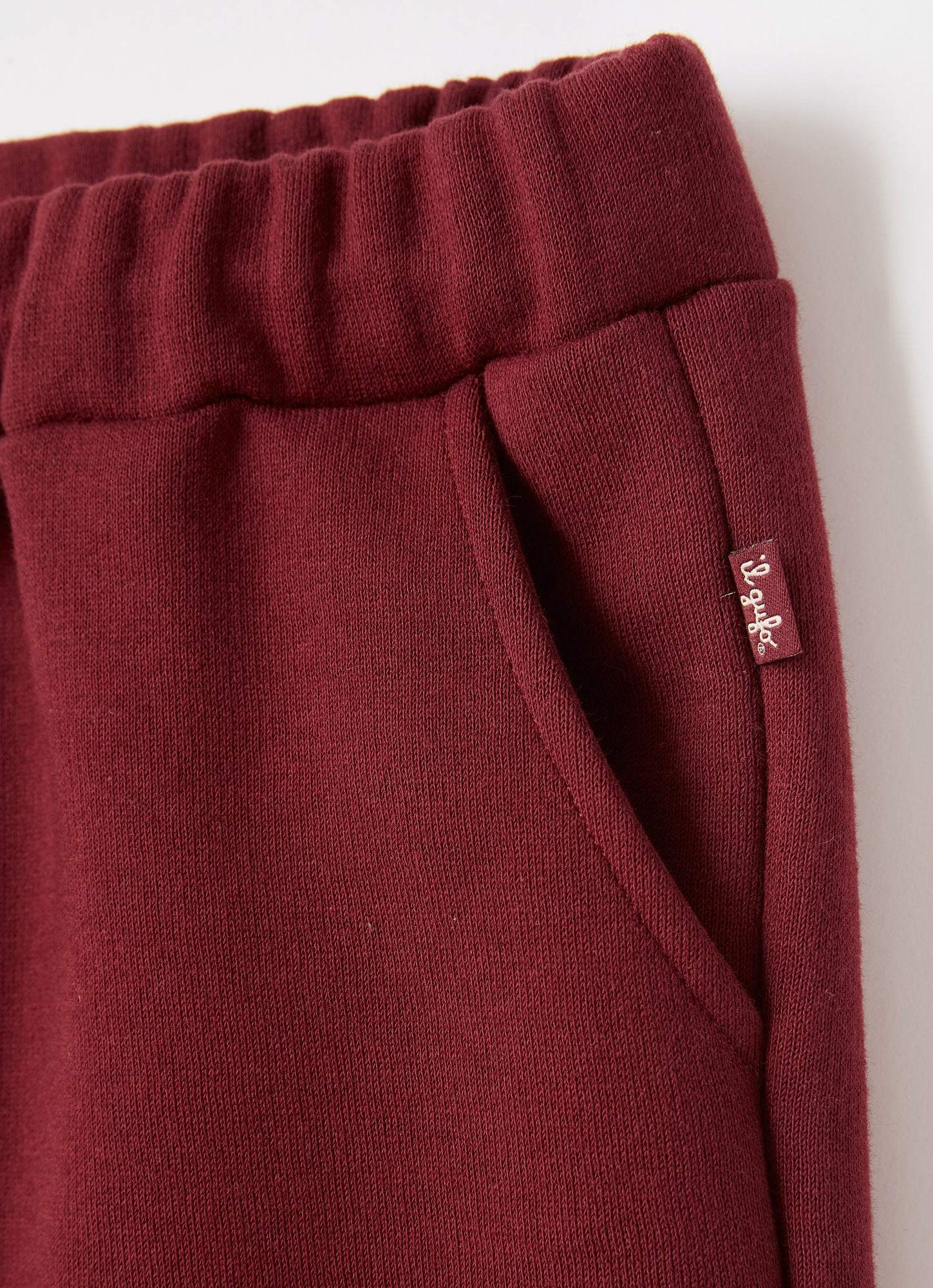 Brushed Fleece Joggers | Burgundy