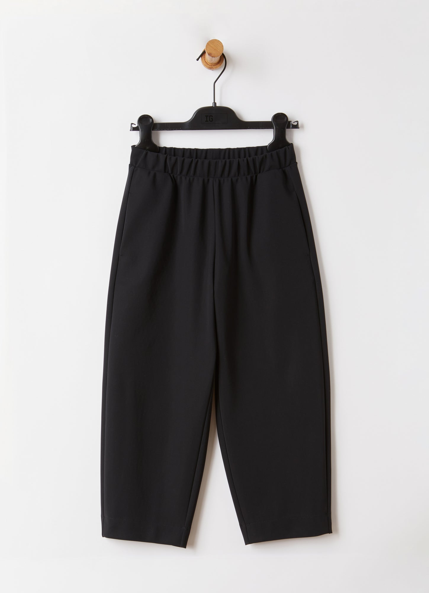 Carrot Fit Sensitive Fabrics Trousers | Black