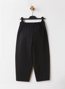 Carrot Fit Sensitive Fabrics Trousers | Black