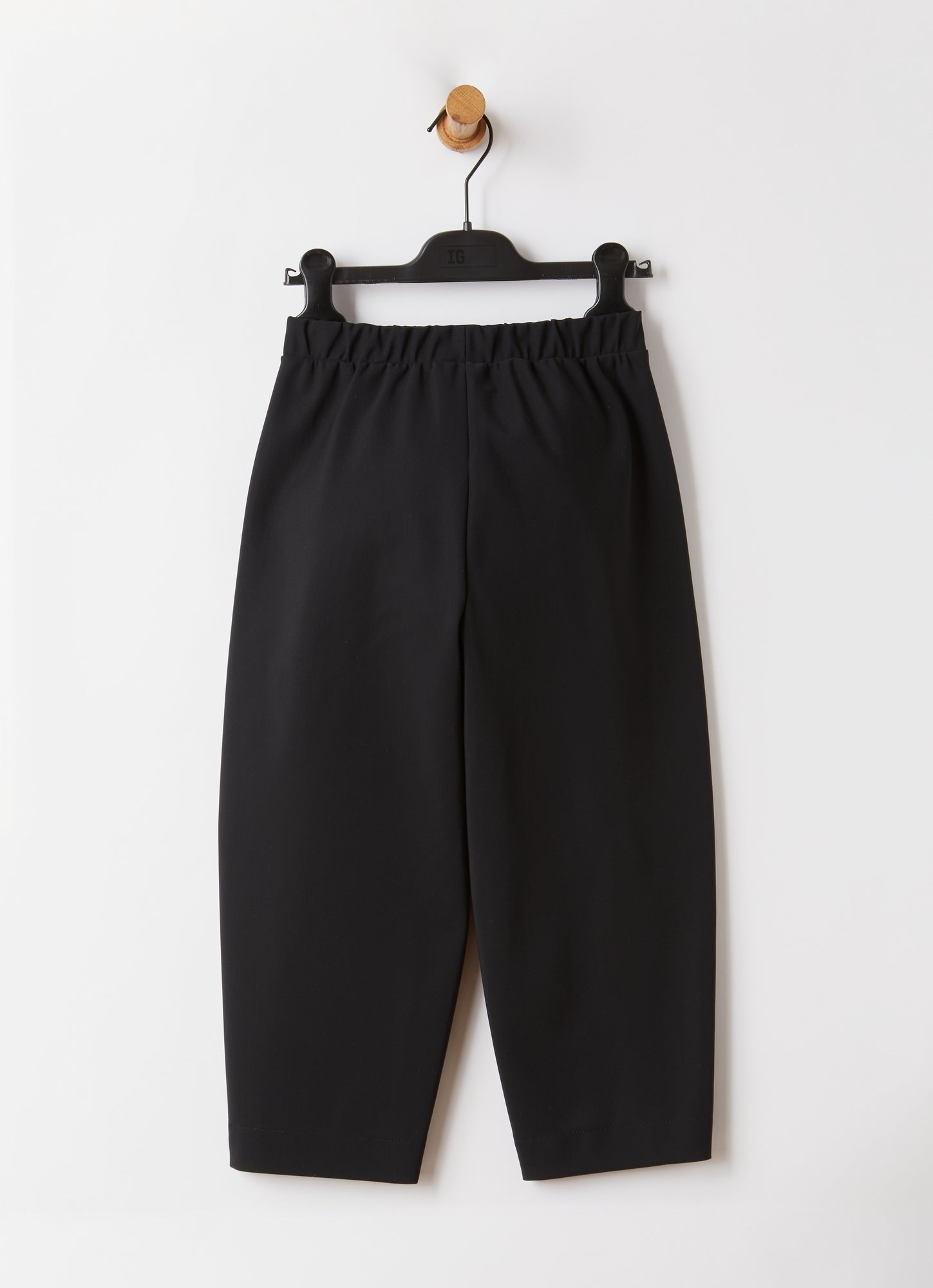 Carrot Fit Sensitive Fabrics Trousers | Black