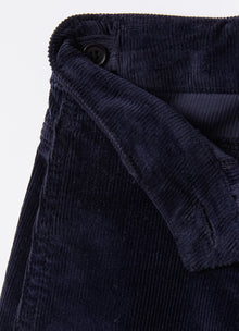 Wide-Leg Corduroy Trousers | Blue