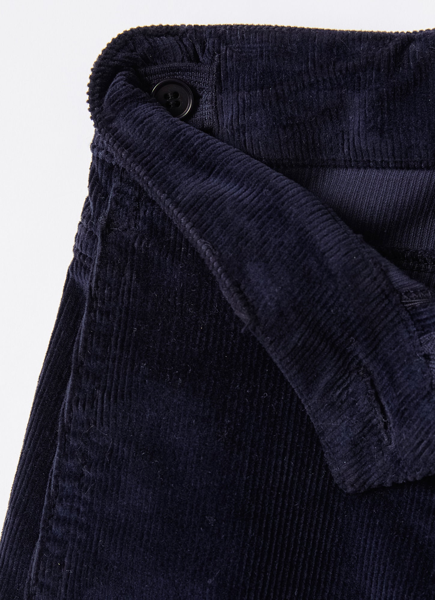 Wide-Leg Corduroy Trousers | Blue