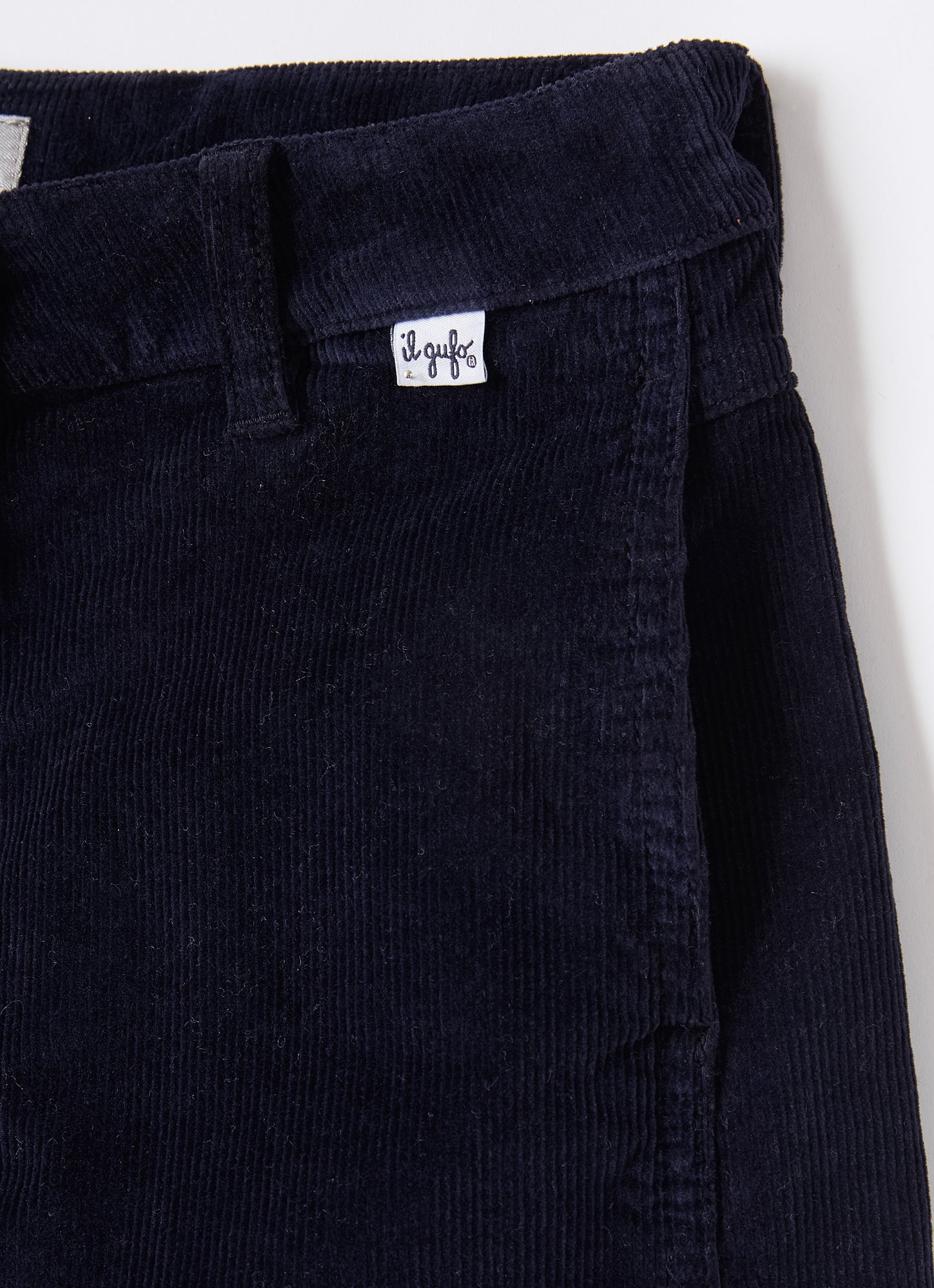 Wide-Leg Corduroy Trousers | Blue