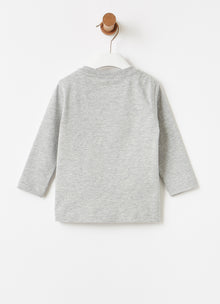 Jersey Top | Grigio/Pergamena