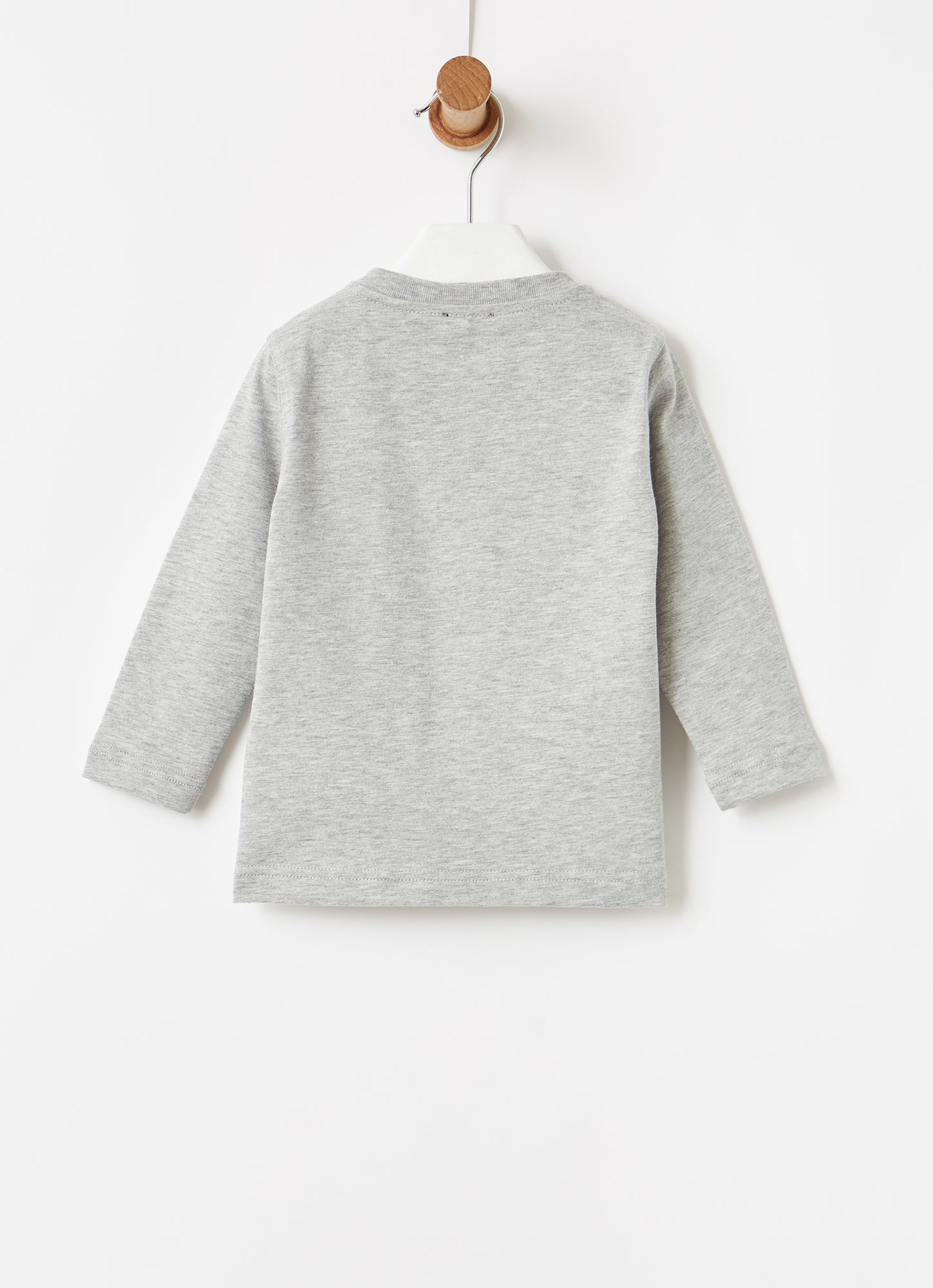 Reindeer Jersey Top | Nickel Grey/Blue