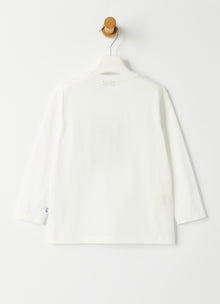 Starry Sky Print T-Shirt | Milk/Blue