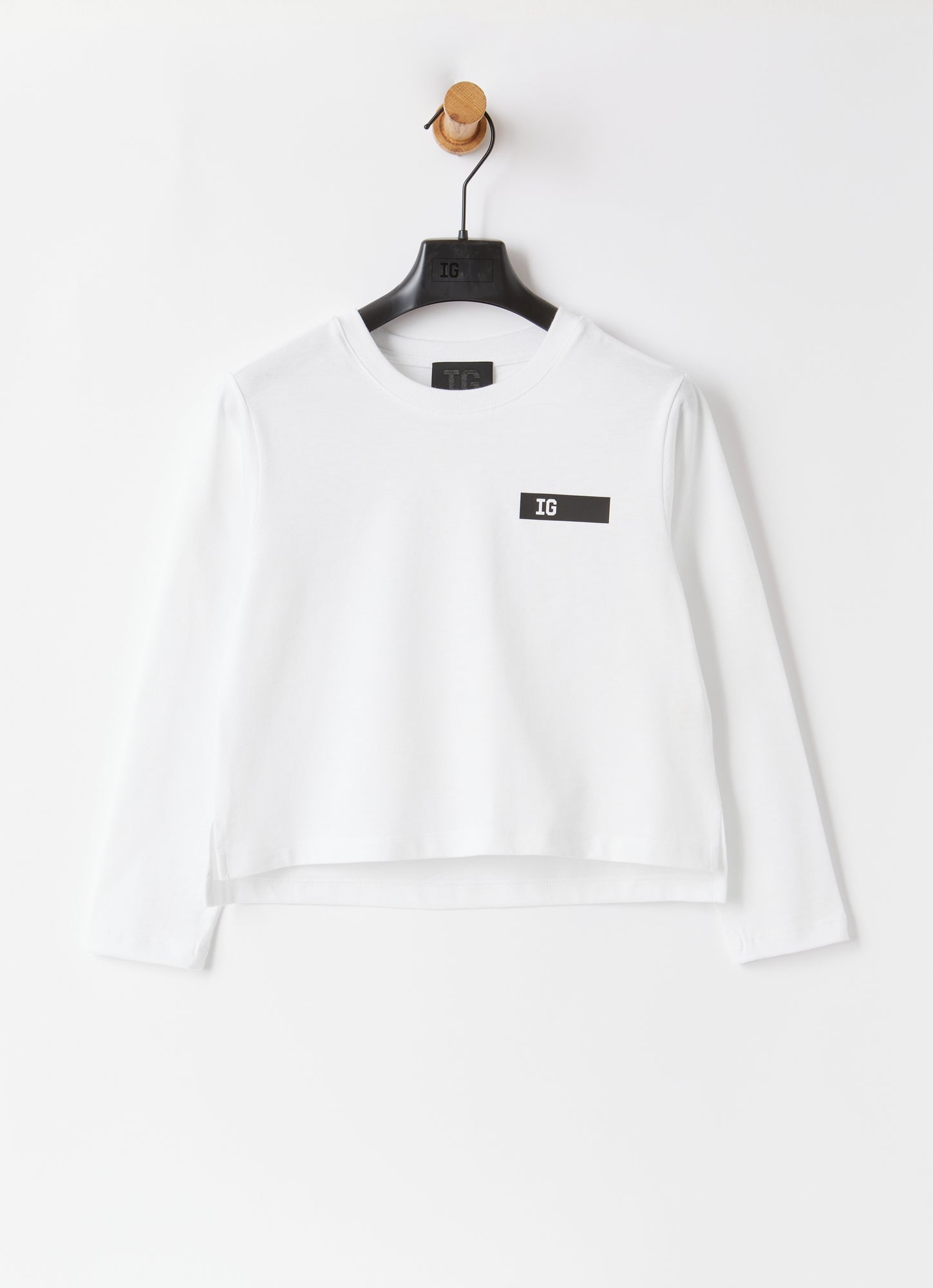 Taped Logo Boxy T-Shirt | Snow White