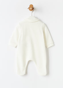 Babysuit with Stylised Flower | Milk