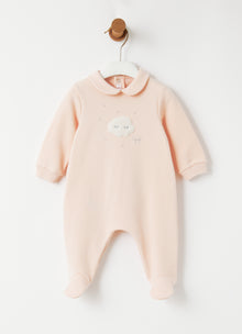 Fleece Babysuit | Quartz Pink/Natural