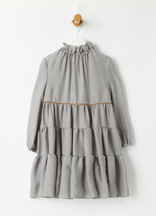 Maxi Flounce Dress | Granite Grey