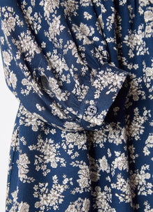 Floral Print Dress | Blue