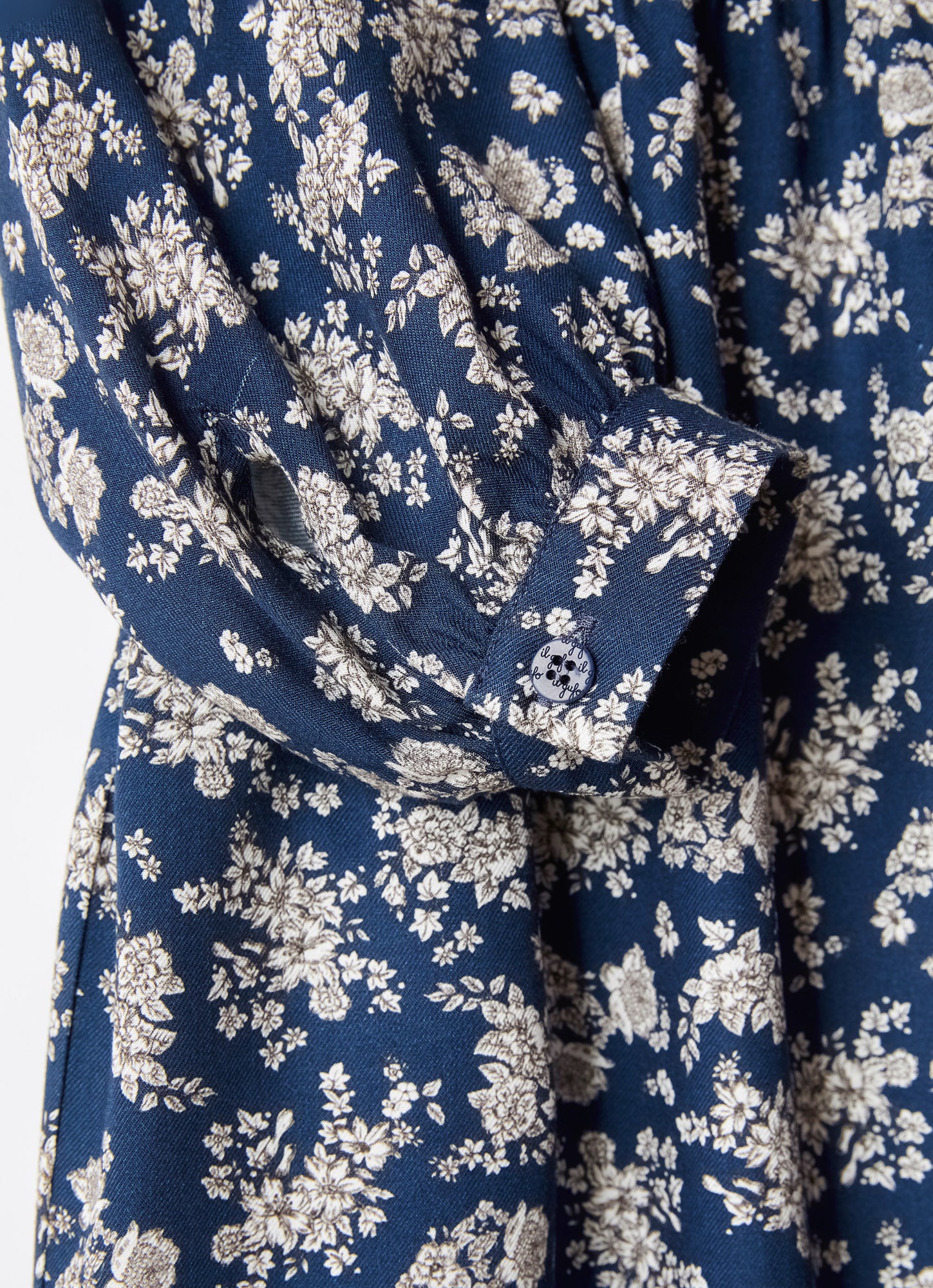 Floral Print Dress | Blue