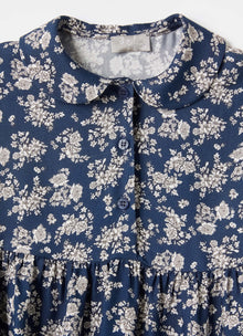 Floral Print Dress | Blue