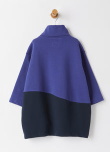 Color Block Dress with Stars | Bluette/Verde Erba
