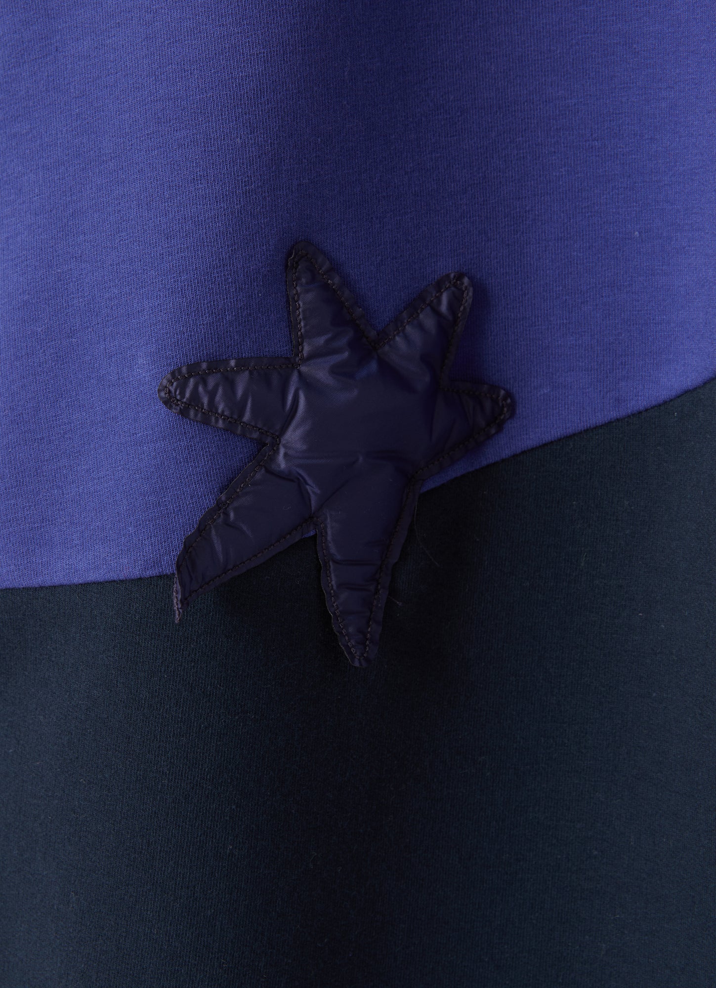 Color Block Dress with Stars | Bluette/Verde Erba