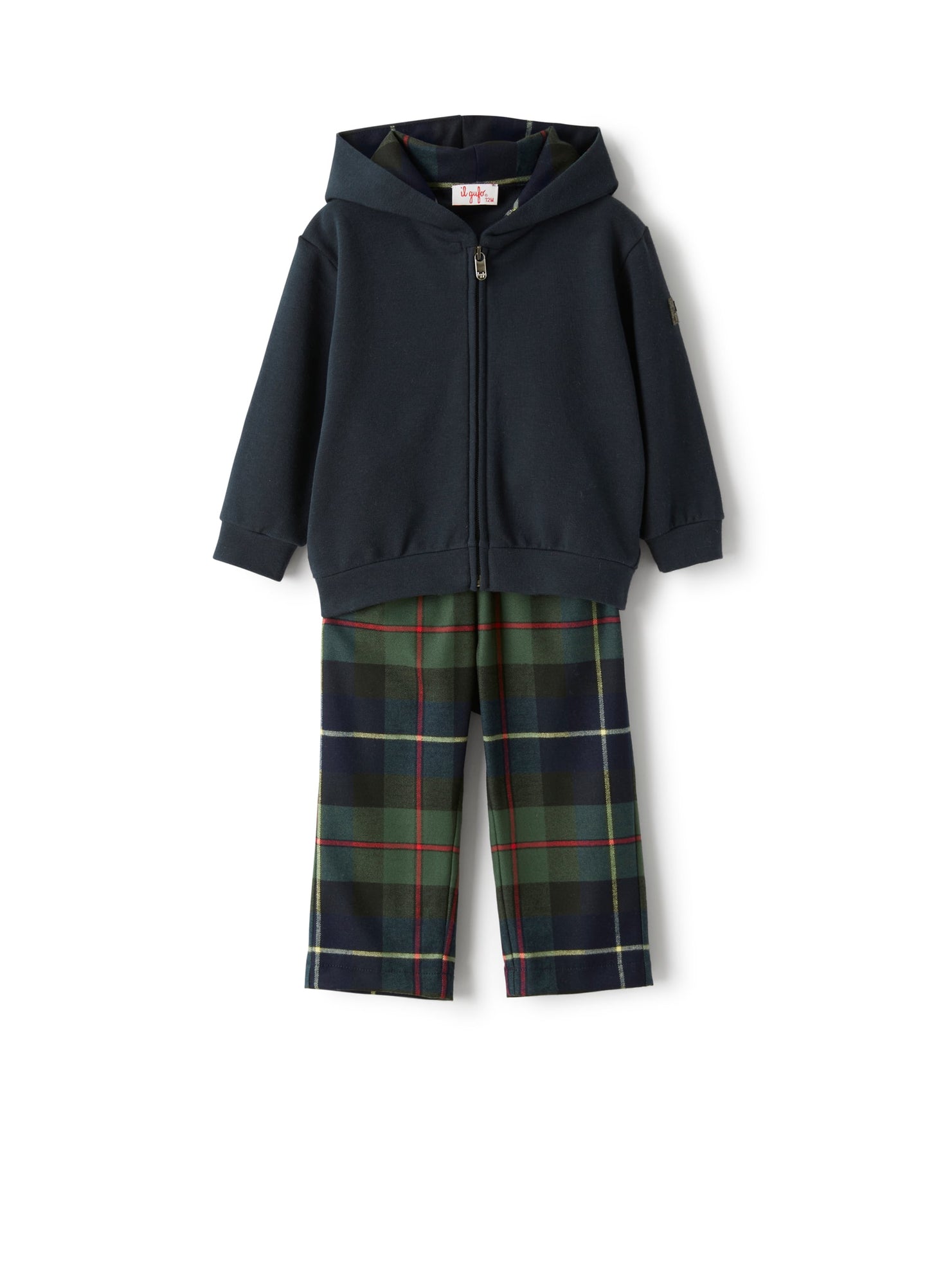 Fleece Trouser Suit in Technowool | Blue/Blue