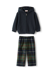 Baby Boys | Fleece Trouser Suit in Technowool | Blue Blue