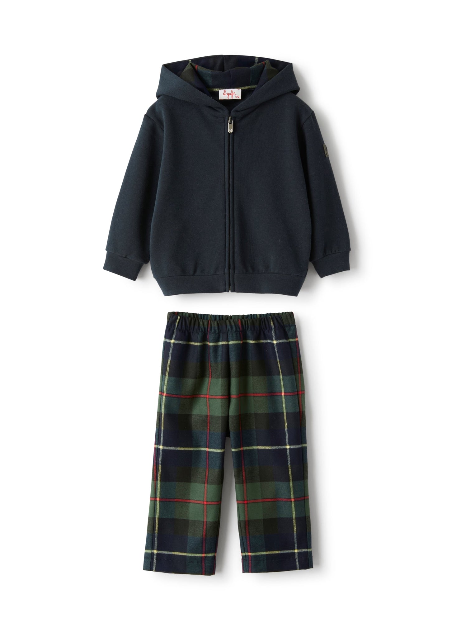 Fleece Trouser Suit in Technowool | Blue/Blue