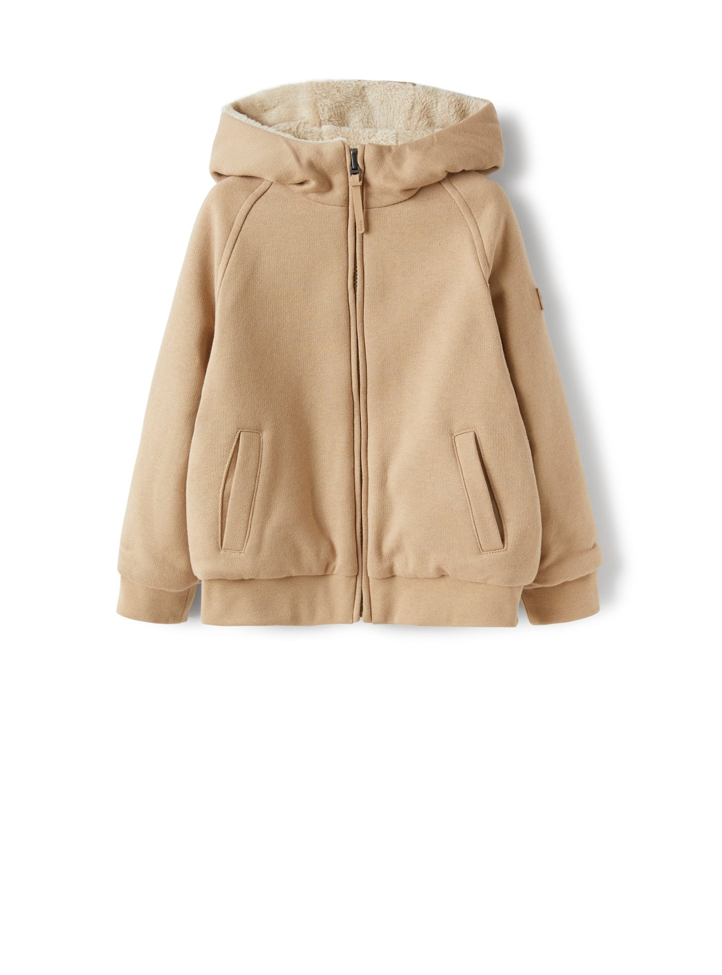 Reversible Sweatshirt in Faux Fur | Legno