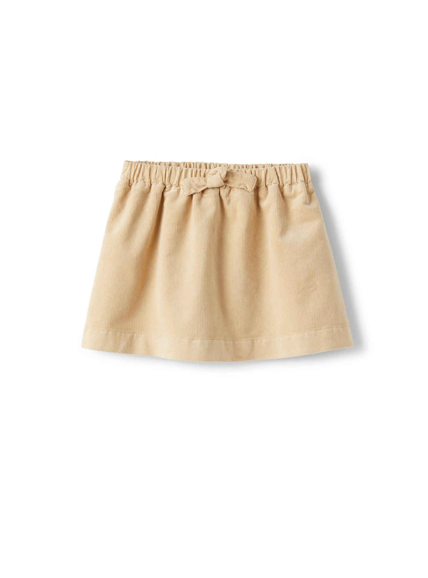 Baby Girls | Skirt in Stretchy Corduroy | Caribu' Beige
