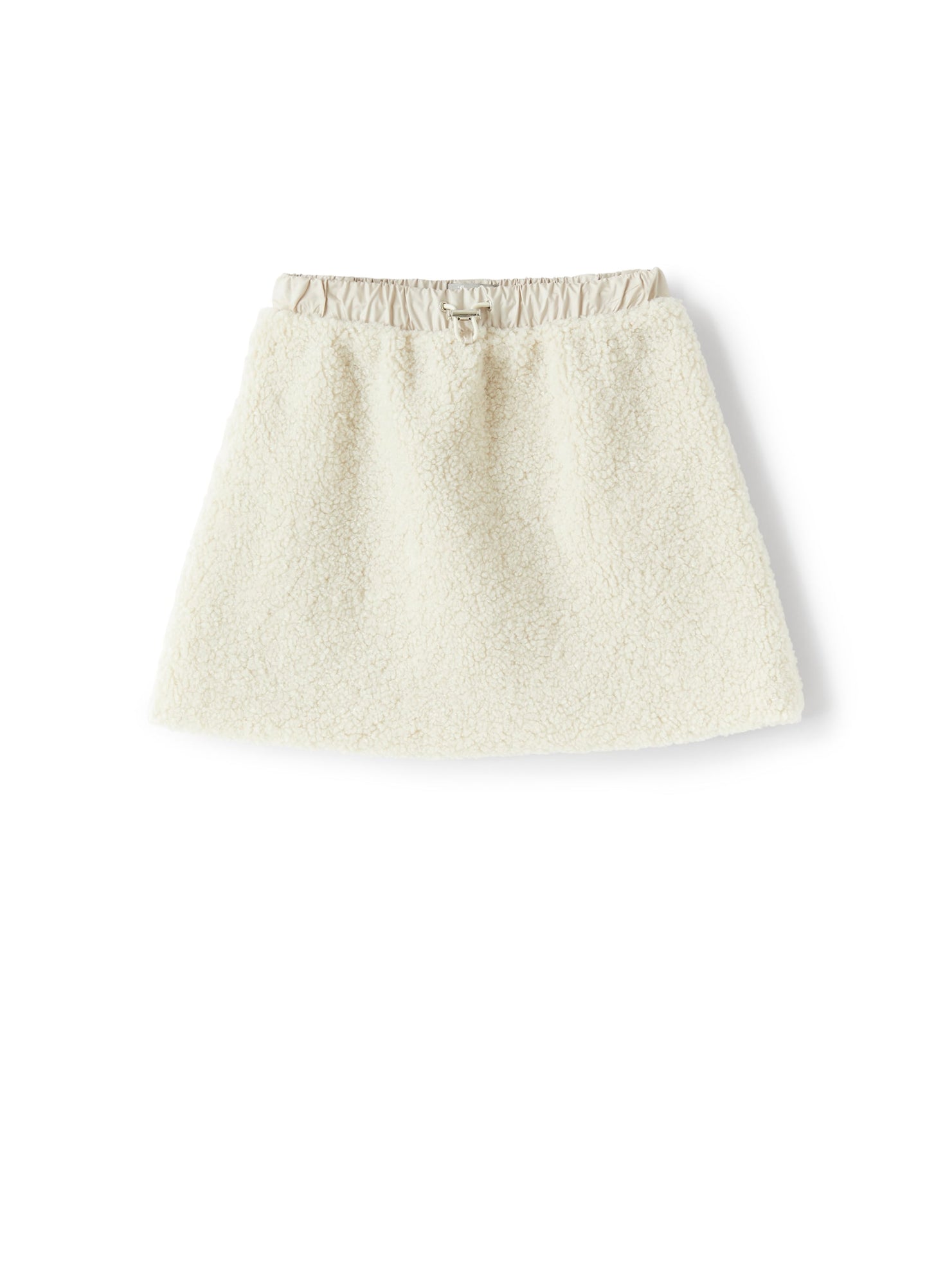 Girls | Skirt in Faux Shearling | Natural