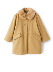 Girls | Coat in Wool and Cashmere | Legno