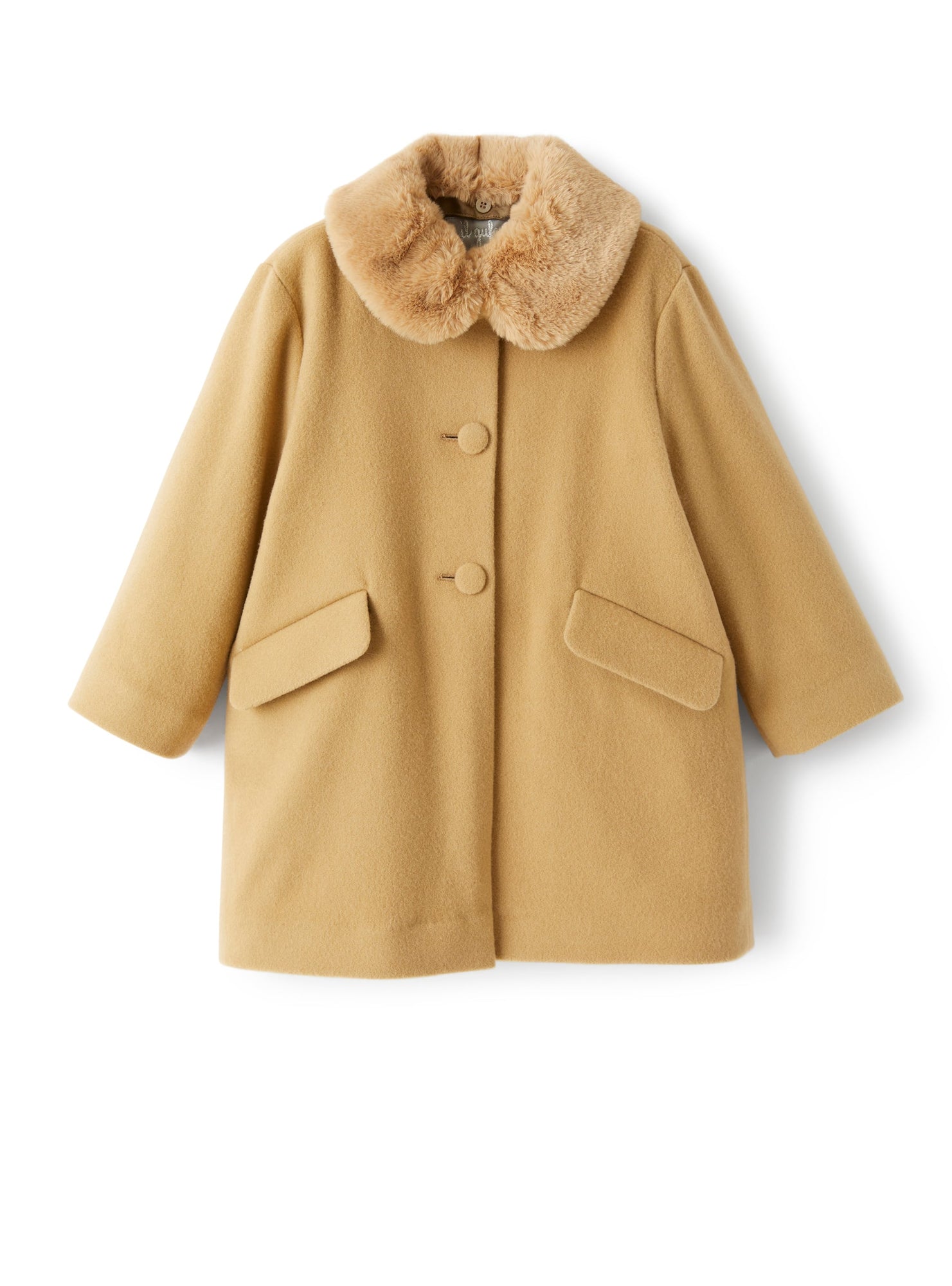Girls | Coat in Wool and Cashmere | Legno