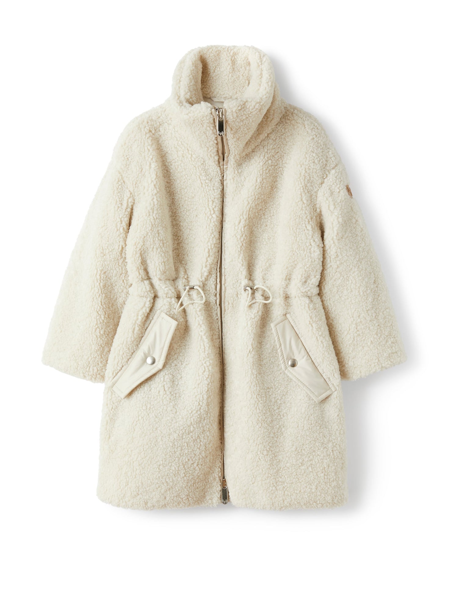 Girls | Coat in Faux Shearling with Eco-Friendly Padding | Natural