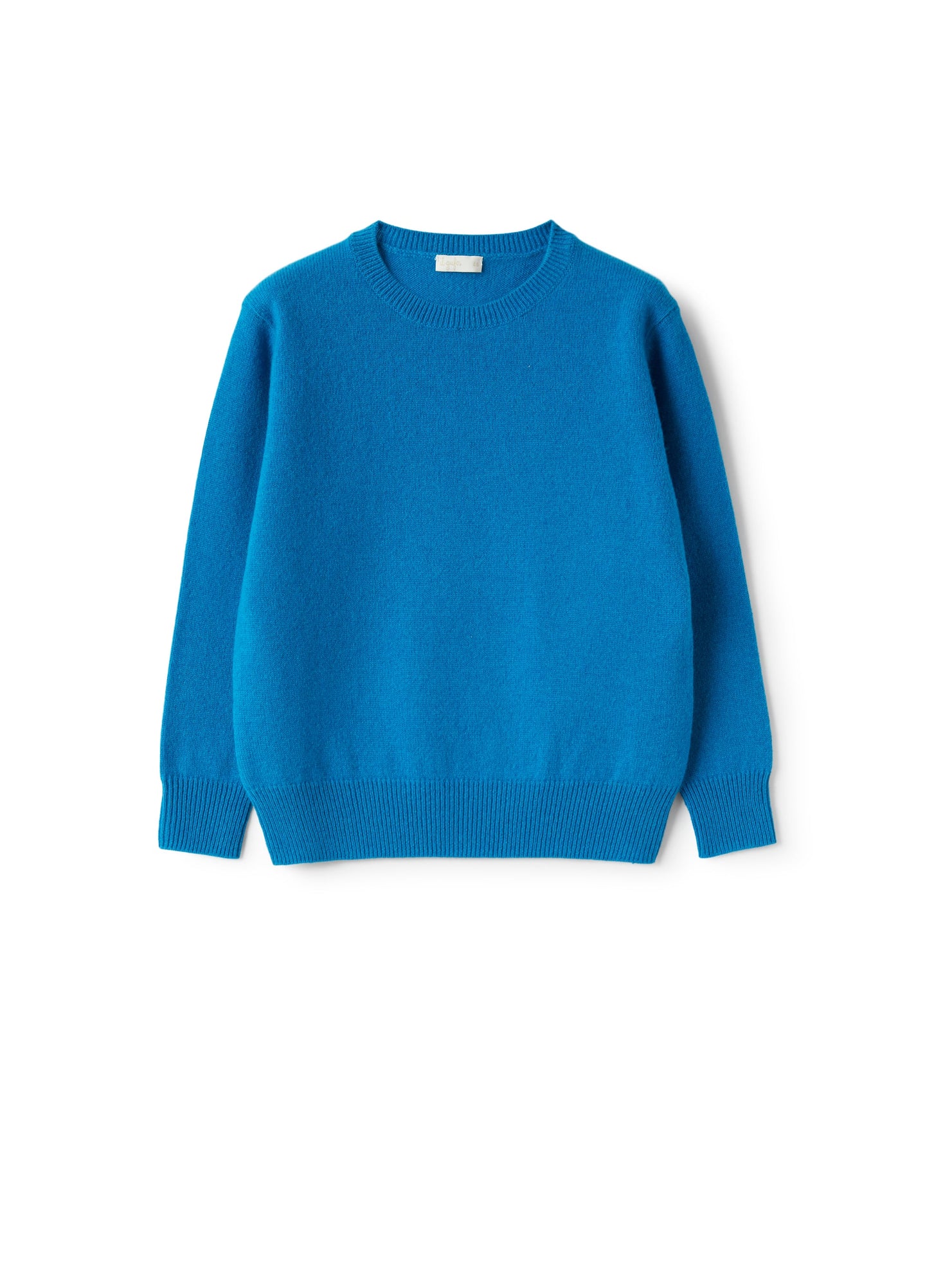 Crew-Neck Sweater in Light-Cashmere | Blue