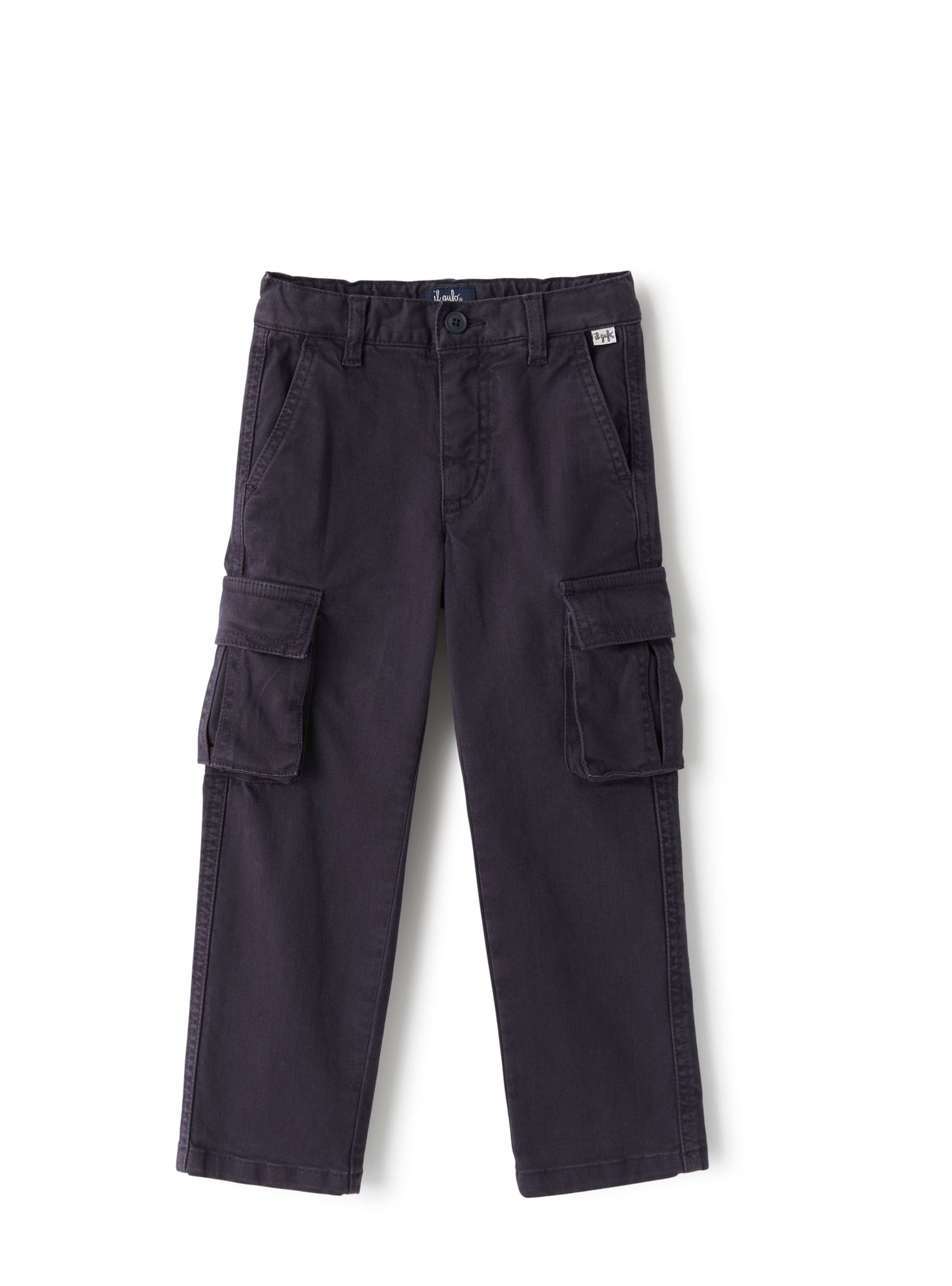 Boys | Cargo Pants in Stretch Gabardine | Blue