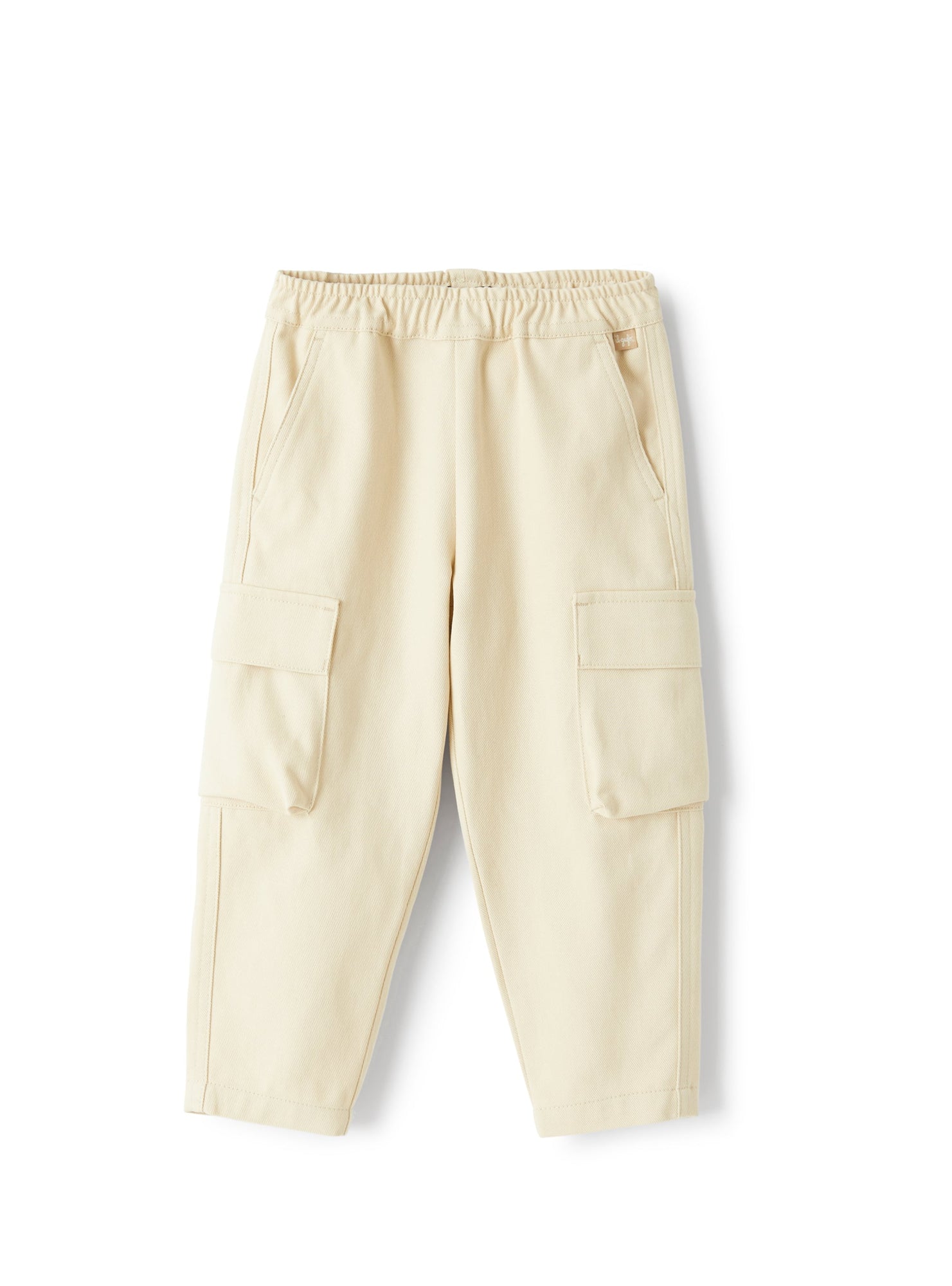 Boys | Cargo Pants in Bull Cotton | Caribu' Beige
