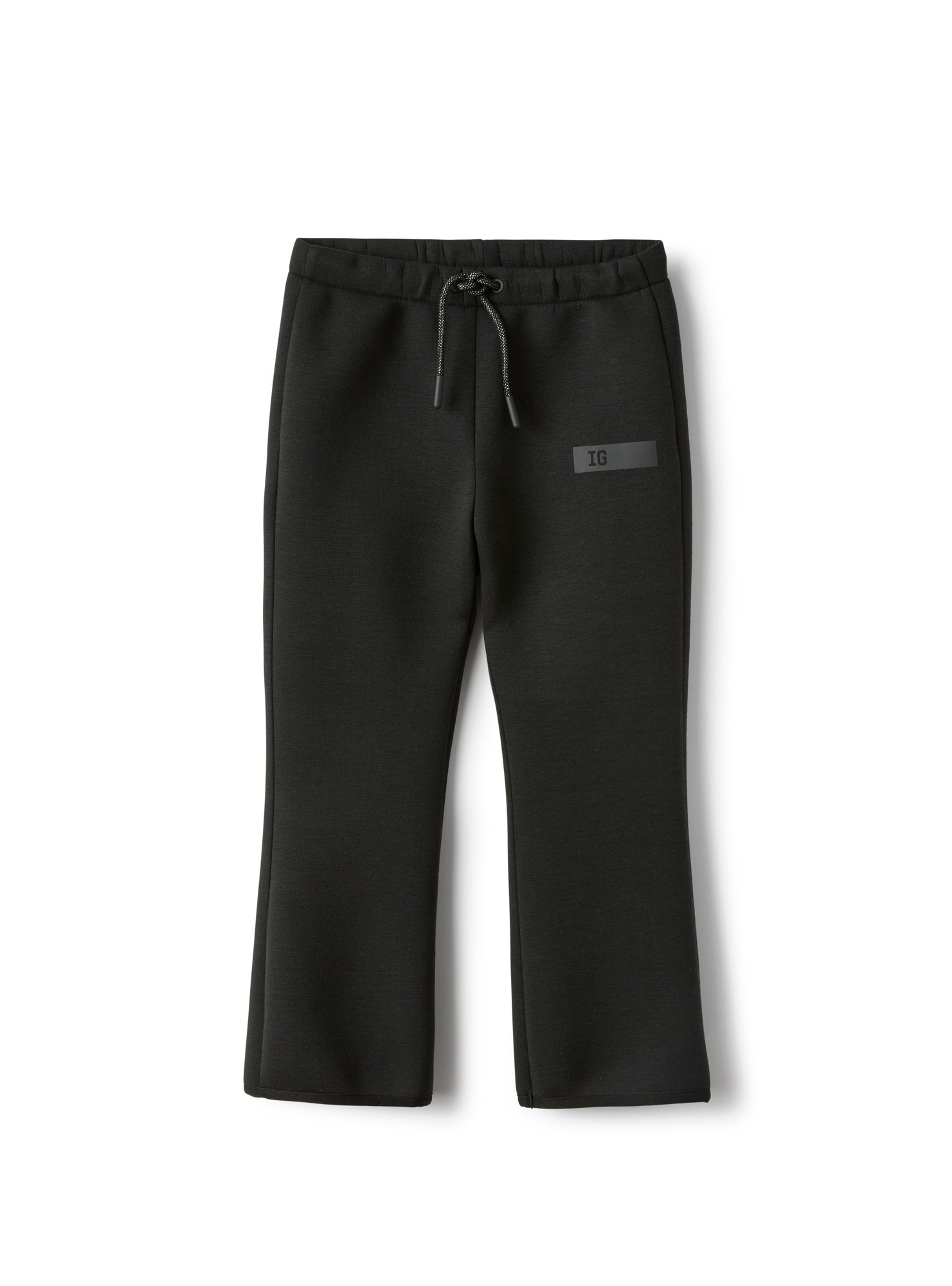 Girls | Cropped Trousers in Neoprene | Black
